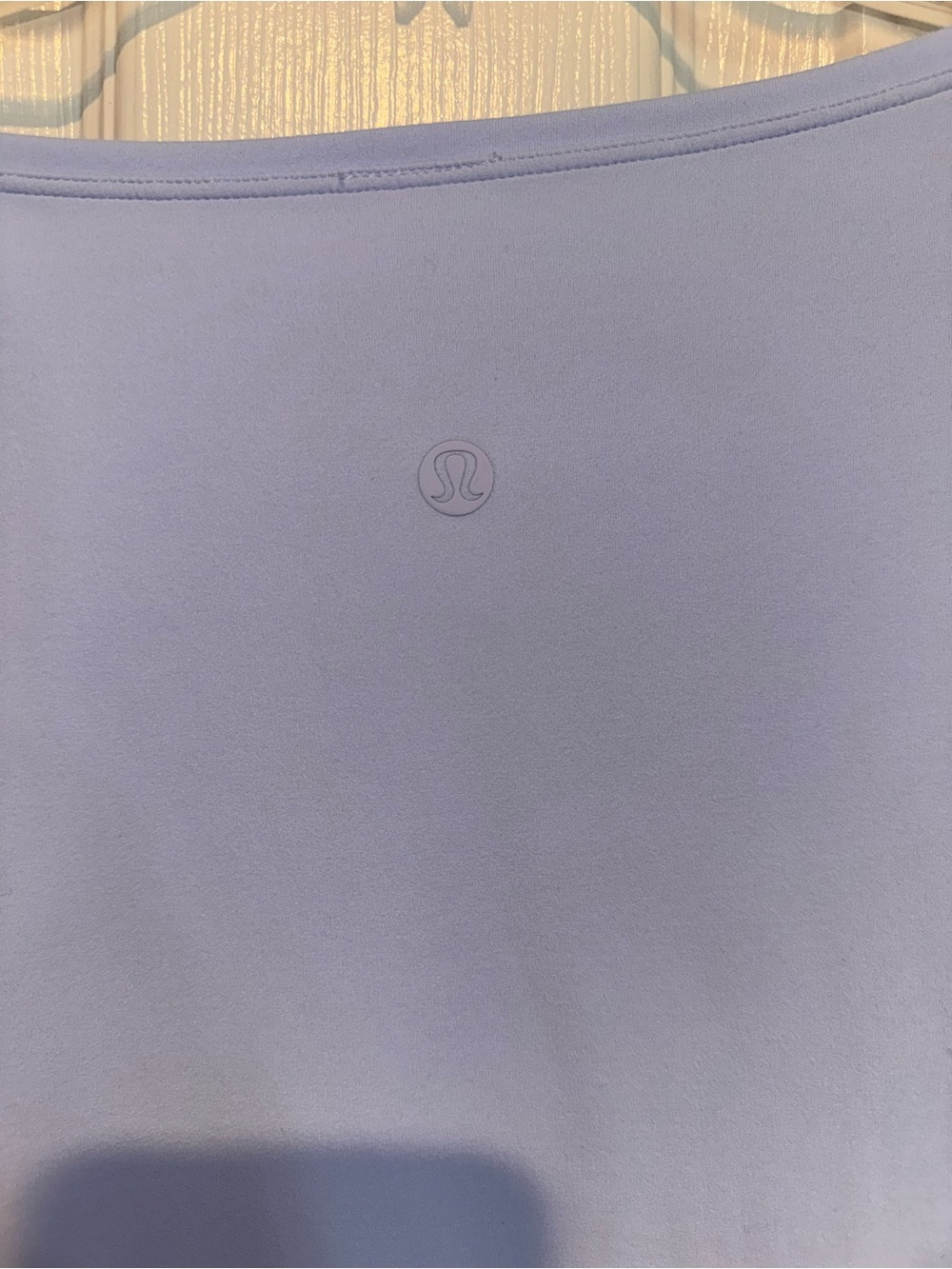 Lululemon Back In Action Oversized Lavender Top.  Size 14 - Picture 2 of 3